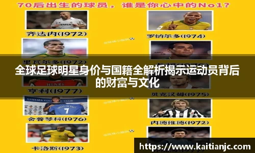 全球足球明星身价与国籍全解析揭示运动员背后的财富与文化